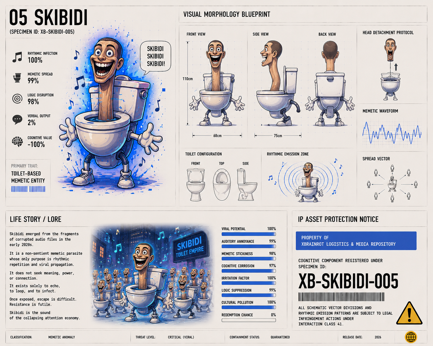 Skibidi visual avatar